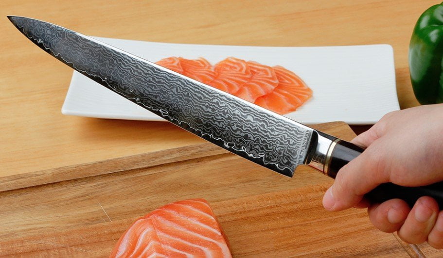 santoku vs chef knife damascus comparison